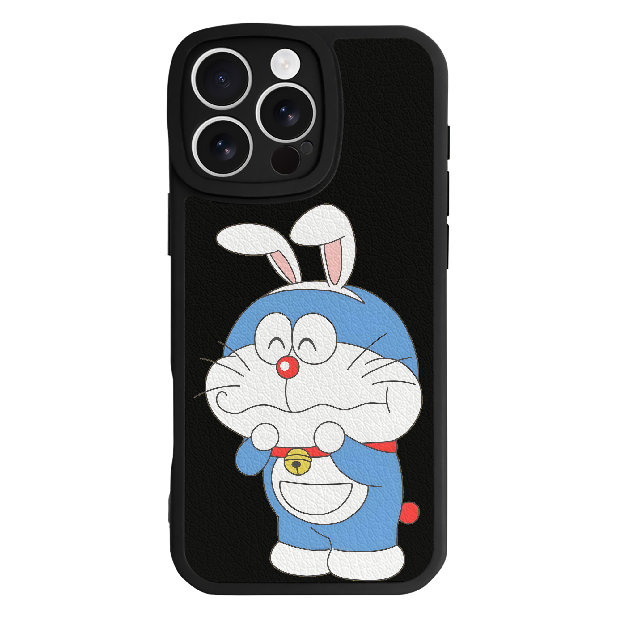 （画像用） ドラえもん Doraemon 【iPhone 16シリーズ対応】シリコンスマホケース（レザー調） 材質：シリコン